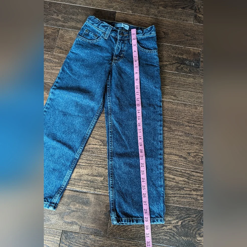 Levi's Youth Denim Jeans Wide Leg Straight Fit - Picture 8 of 9